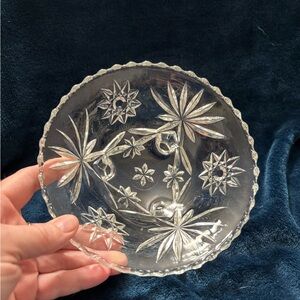 Clear Glass Decorative Bowl